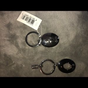 Coach lock keychain